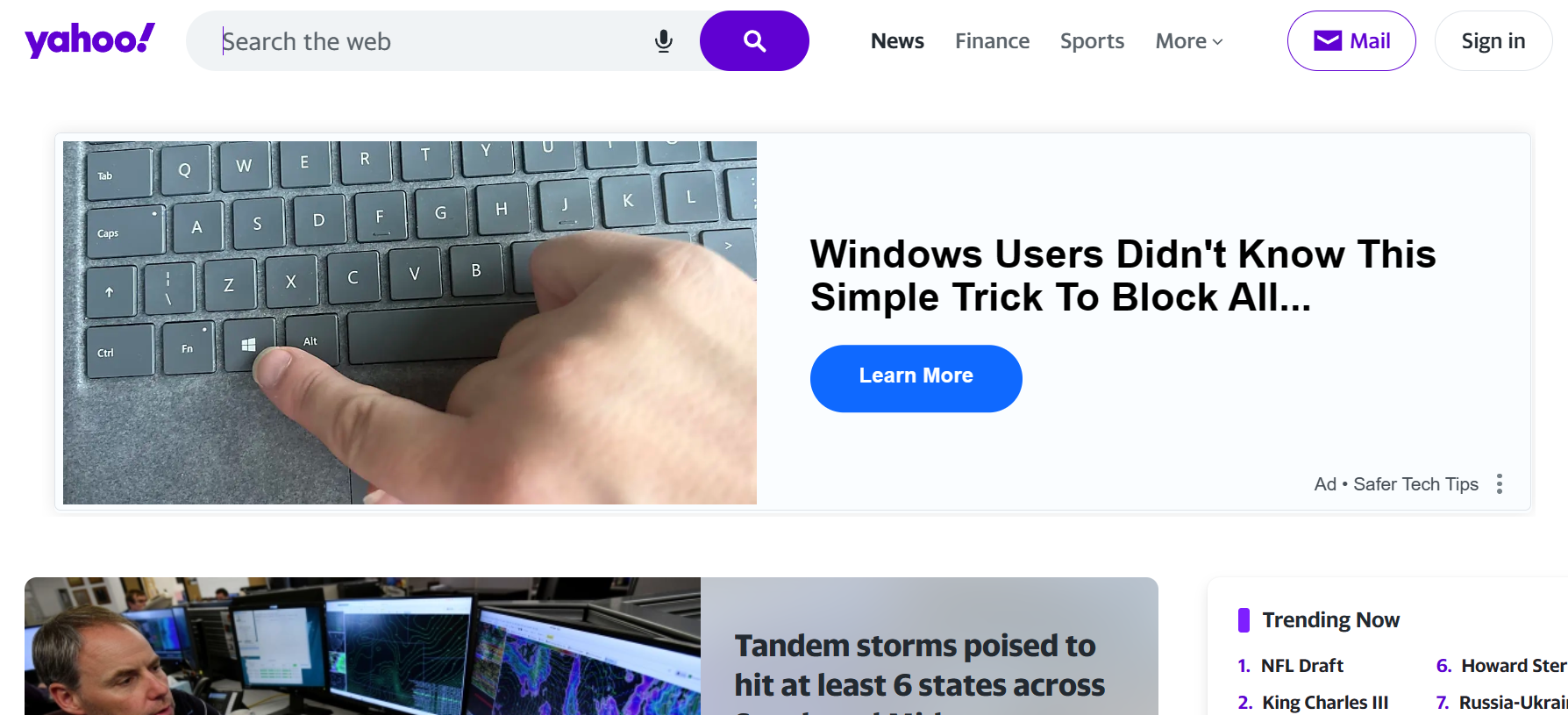 Поисковая система Yahoo